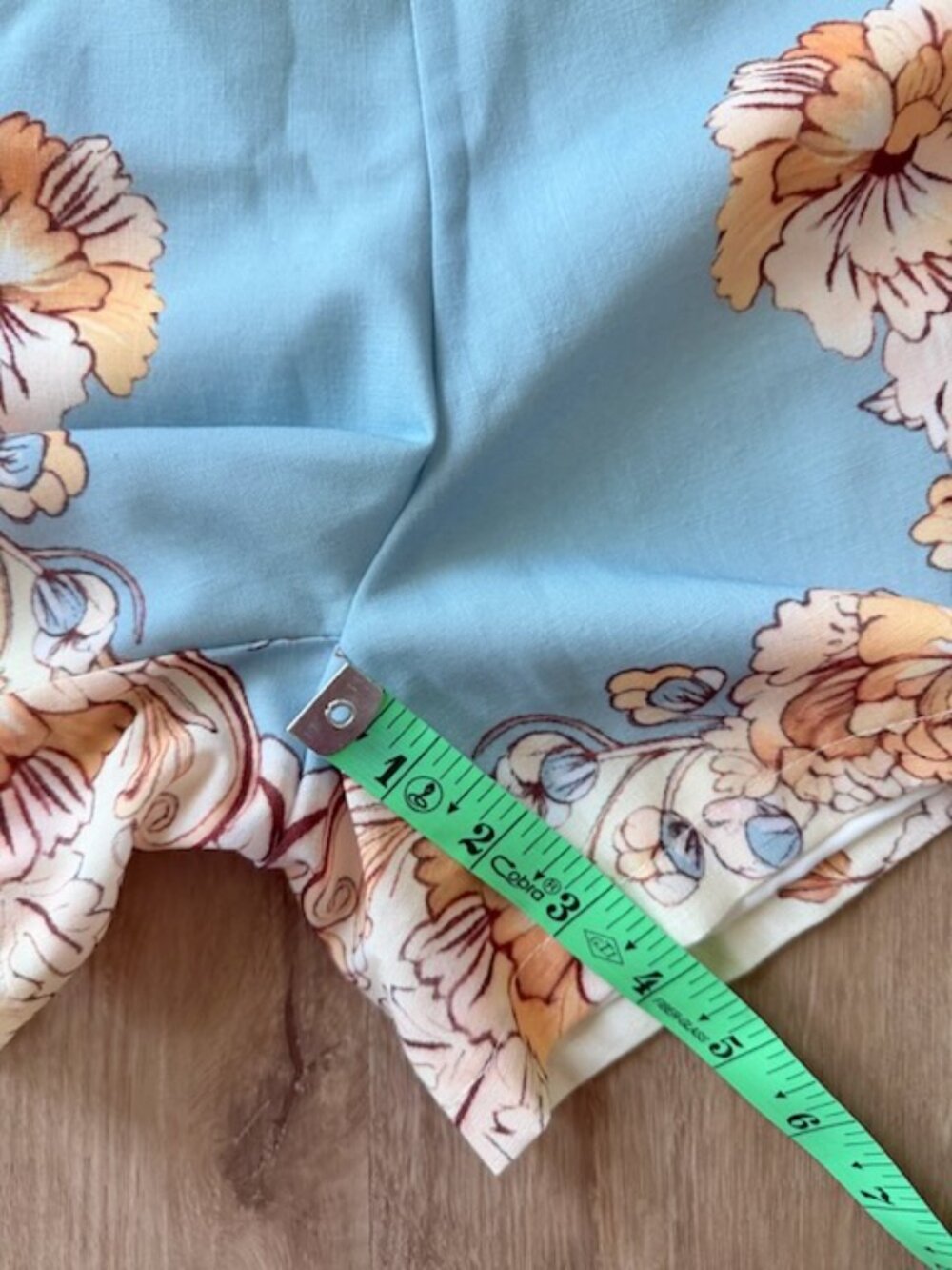 Anewsta Floral Two Piece Set Blouse Shorts NWT - Picture 11 of 13